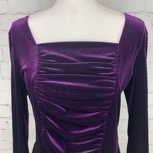 Dressbarn Roz & Ali purple top